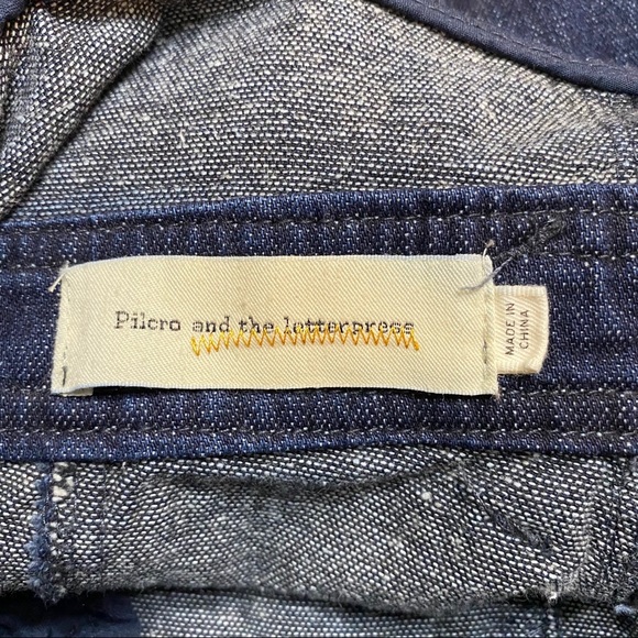 Pilcro and the letterpress Denim Overalls - Picture 10 of 16